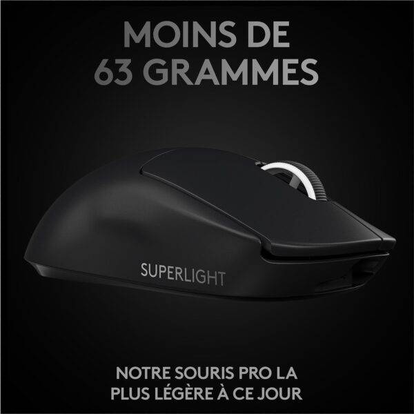 Logitech Wireless Gaming Pro X Superlight Noir – Image 2