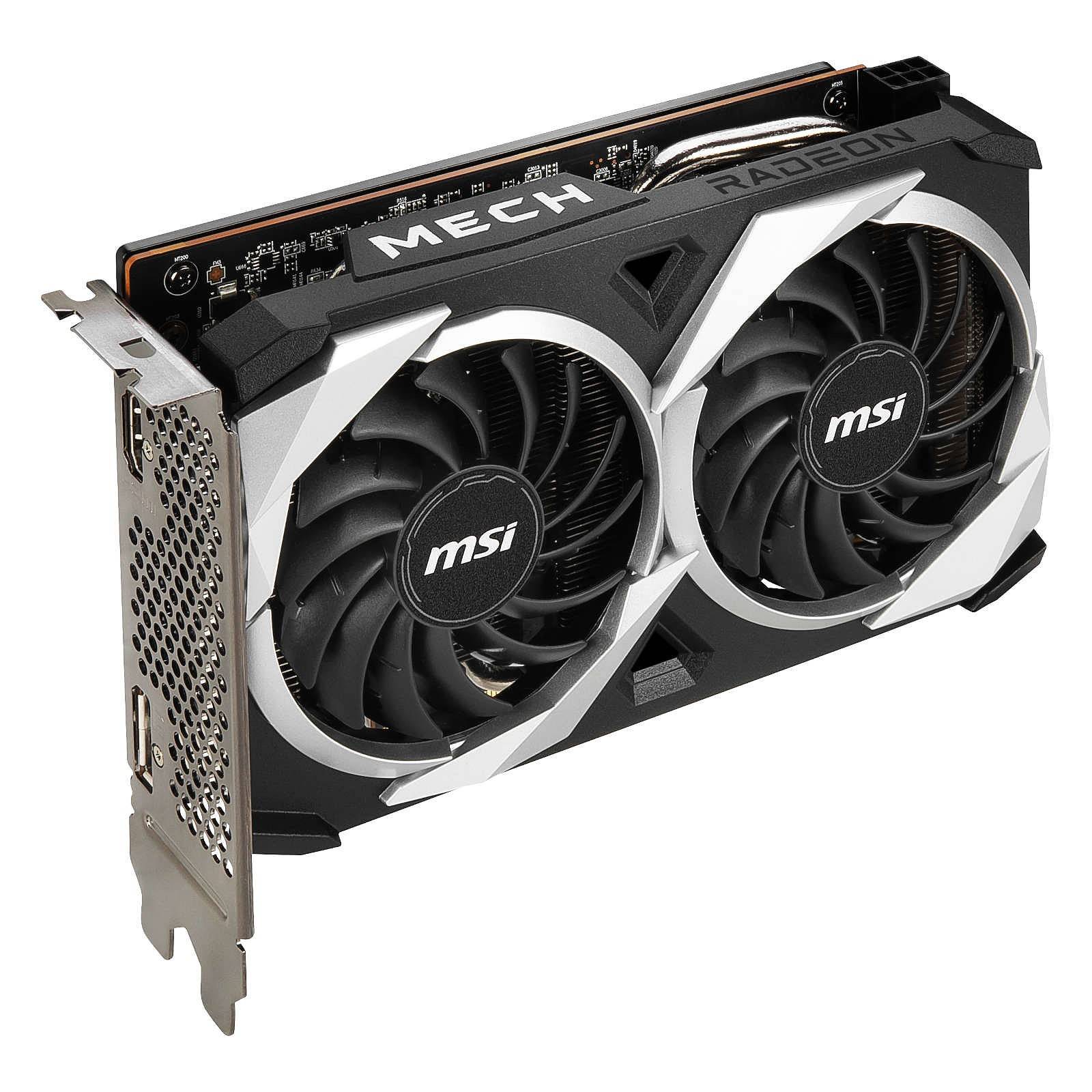 MSI Radeon RX 6500XT MECH 2X 4G OC – Materiel Maroc (Pc) PC Gamer Maroc | Workstation | Tour PC | MATERIELMAROC.COM