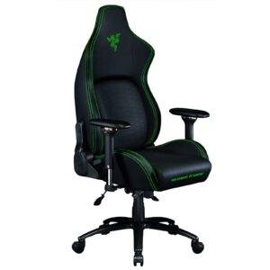 Razer Iskur Siège en similicuir avec dossier réglable à 139° et accoudoirs 4D pour gamer (jusqu'à 136 kg)
