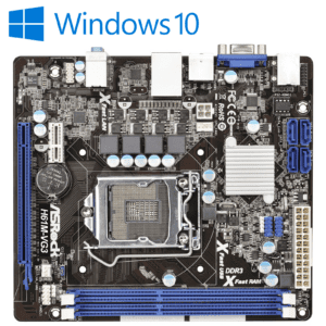 ASRock H61M-VG 3 Compatible avec les processeurs de seconde génération Intel Core i7 / i5 / i3 au format LGA1155 / 3 gene  et 2 gene