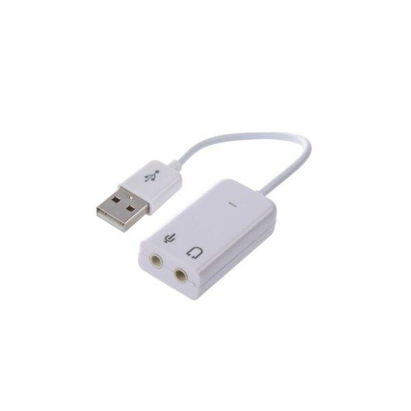 Carte son USB externe avec prises Micro et Casque 7.1 – Image 2