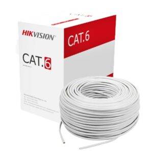 Bobine Cable Réseau Cat 6 Hikvision DS-1LN6U-W/CCA - 305 Mètres