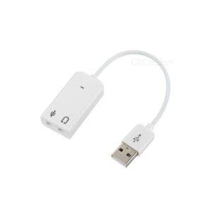 Carte son USB externe avec prises Micro et Casque 7.1