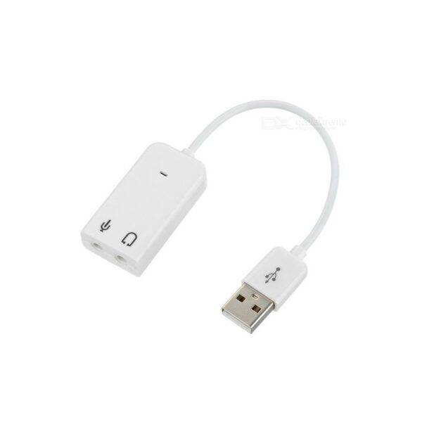 Carte son USB externe avec prises Micro et Casque 7.1