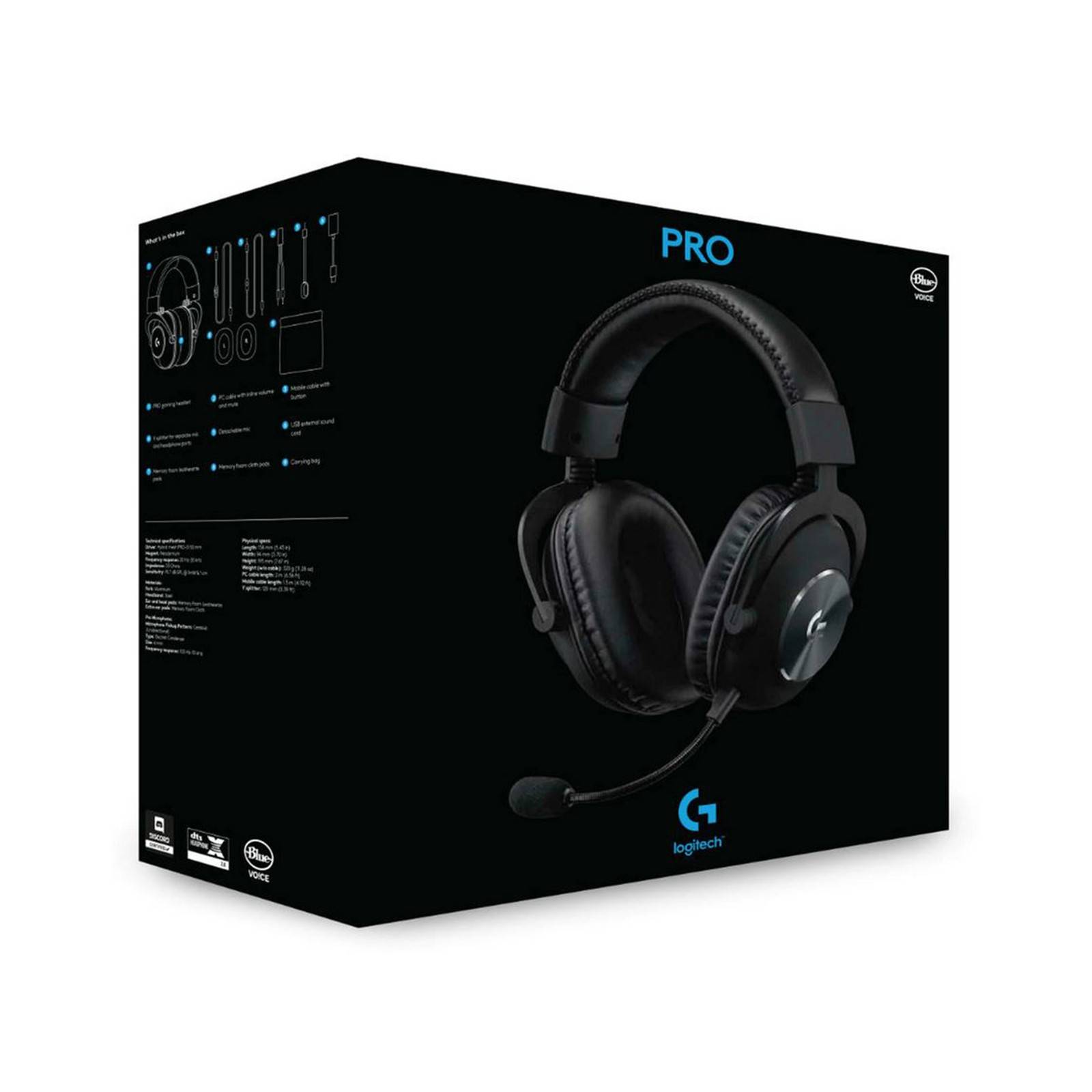 Logitech G Pro Gaming Headset Noir – Materiel Maroc (Pc) PC Gamer Maroc |  Workstation | Tour PC | MATERIELMAROC.COM