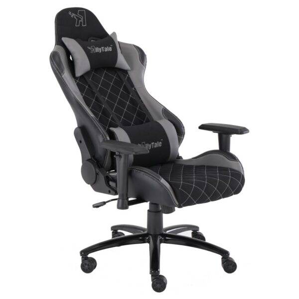 CHAISE GAMING ALLYTALE JULIA BLACK/ GRIS – Image 2