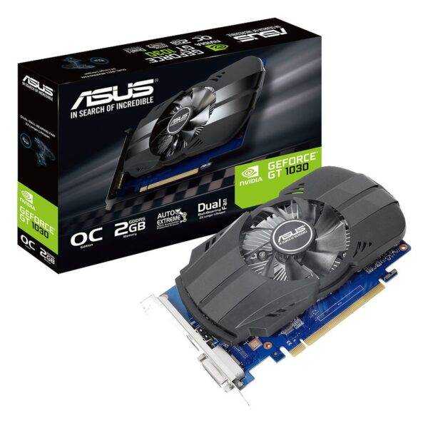 Asus Carte Graphique Nvidia PH-GT1030-02G 1506 MHz 2 GB GDDR5 PCI-Express 3.0