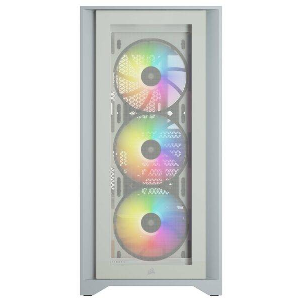 Corsair iCUE 4000X RGB Tempered Glass (Blanc) – Image 3