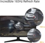 ASUS TUF Gaming VG277Q1A - eSport 27" FHD - Dalle VA -incurvée 165Hz - 1ms - 1920x1080 - 350cd/m² - Display Port & 2x HDMI - Haut-parleurs - AMD FreeSync Premium - Extreme Low Motion Blur – Image 4