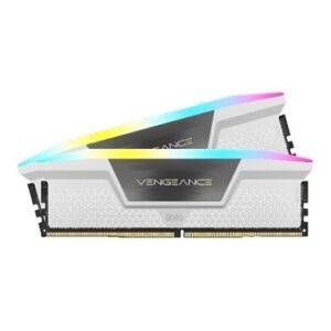 Corsair Vengeance RGB DDR5 32 Go (2 x 16 Go) 6200 MHz CL36 - Blanc