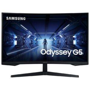 Samsung 32" LED - Odyssey G5 C32G55TQWR 2560 X 1440 PIXELS - 1 MS - DALLE VA INCURVÉE - 144 HZ -