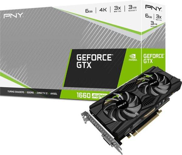 PNY GTX 1660 SUPER Dual Fan GeForce  6GB GDDR6 – Image 4