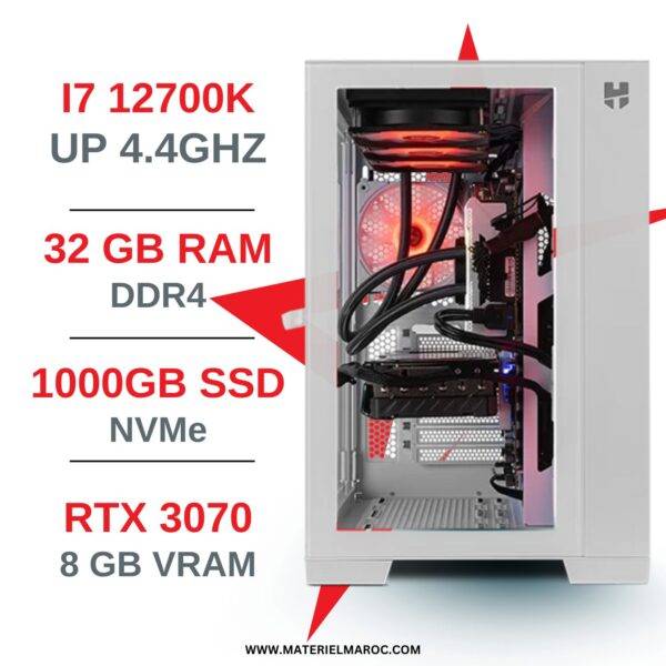 PC gaming Pc Gaming PC MATIC-s - I7 12700F/RTX 3070