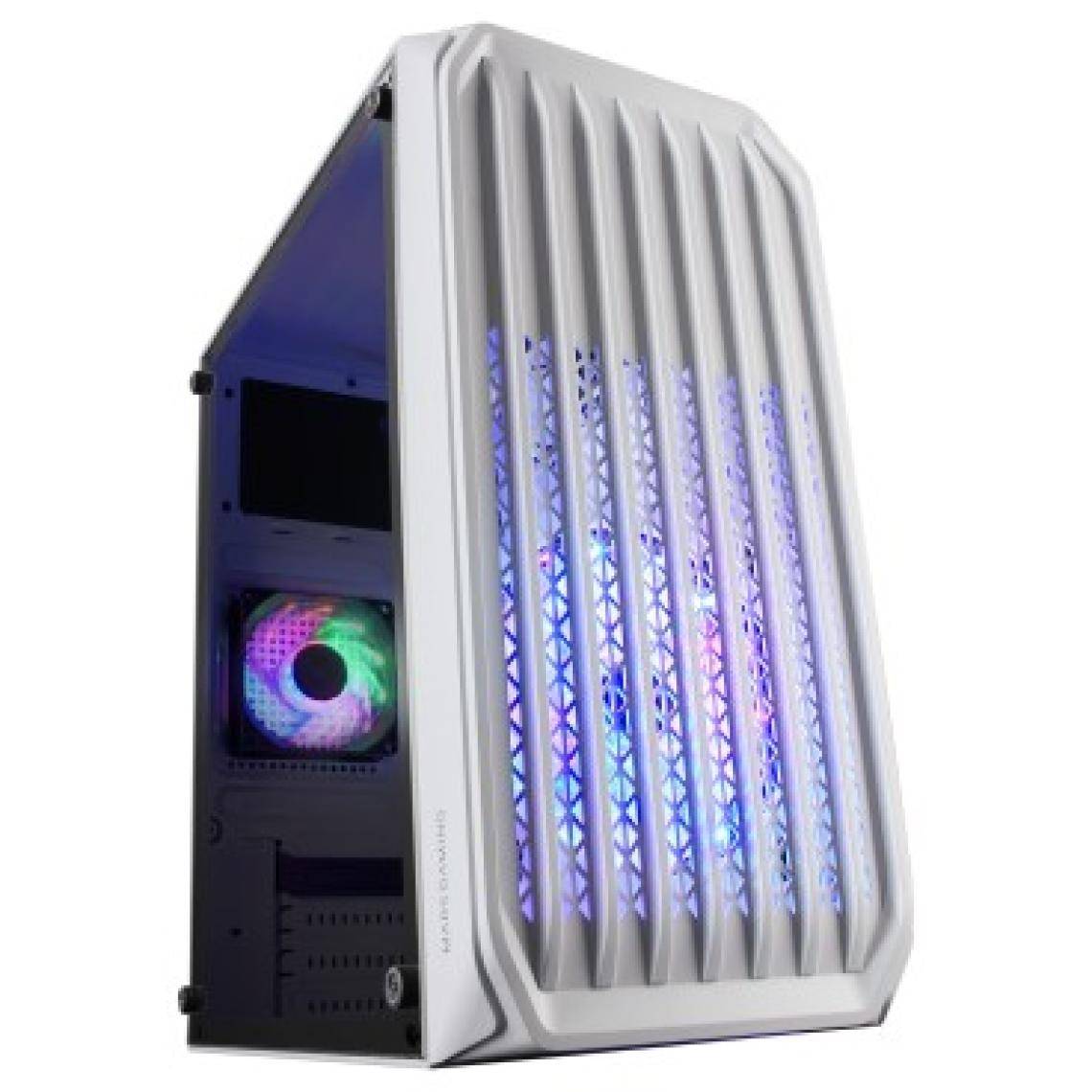 Mars Gaming MCS2W unité centrale VIDE Mini Tower Blanc – Materiel Maroc (Pc), PC Gamer Maroc, Workstation