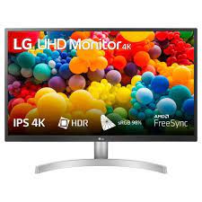 MONITOR 27" HDMI DISPLAYPORT LG 27UL500P-W 4K 3840 x 2160  IPS