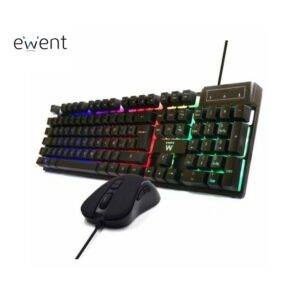 PACK  CLAVIER SOURIS  GAMER Ewent clavier et souris Ewent PL3201 Noir