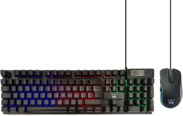 PACK  CLAVIER SOURIS  GAMER Ewent clavier et souris Ewent PL3201 Noir – Image 2