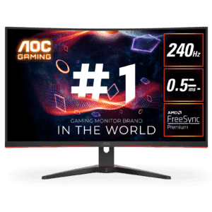 AOC 31.5" LED - 31.5" C32G2ZE 240Hz Curved Gaming Monitor