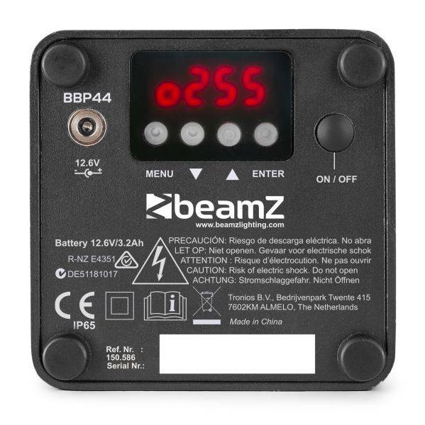 BeamZ BBP44 Projecteur Mini Uplight PAR - 4x LED 4W RGBW – Image 3