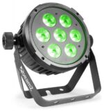 BeamZ BT270 - Projecteur FlatPAR, 7x LED RGBW, 6W par LED avec Télécommande