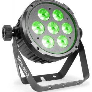 BeamZ BT270 - Projecteur FlatPAR, 7x LED RGBW, 6W par LED avec Télécommande