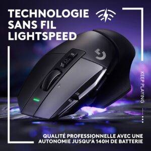 Logitech G G502X Lightspeed Noir  /   reconditionné