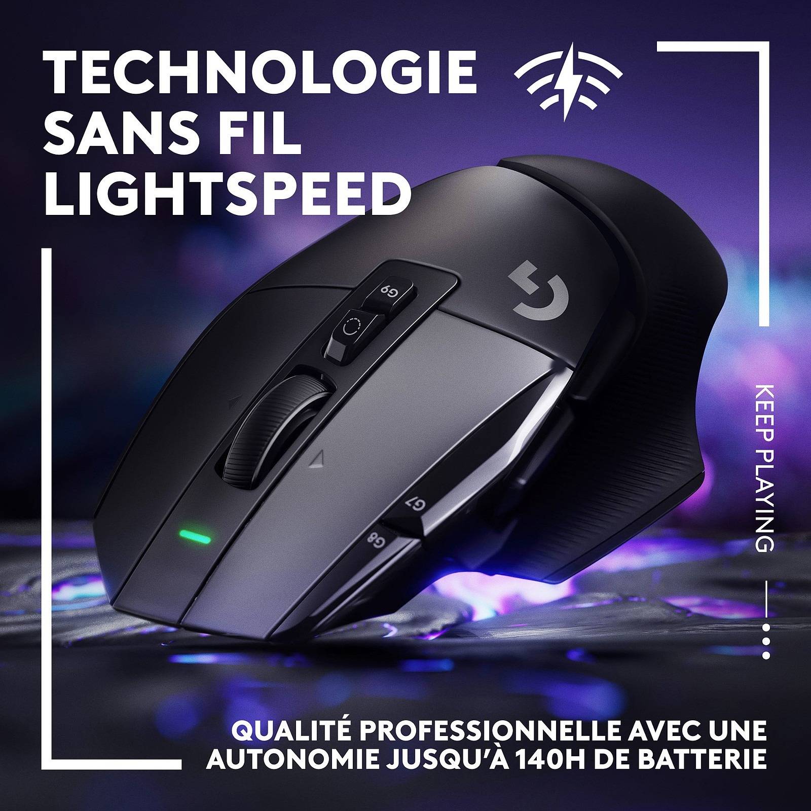 Souris gaming sans fil LIGHTSPEED Logitech G502 au Maroc