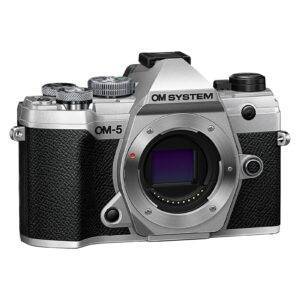 OM System OM-5  / Appareil photo hybride 20.4 MP Micro 4/3 - Écran tactile orientable 3" - Viseur OLED - Vidéo C4K/4K UHD - Stabilisation 5 axes - Wi-Fi/Bluetooth - IP53 (boîtier nu)