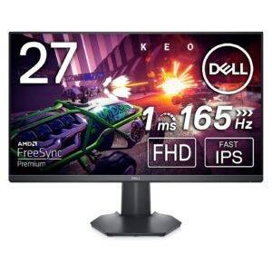 Dell G2722HS 27" Full HD (1920x1080) Écran PC Gaming, 165Hz, Fast IPS, 1ms, AMD FreeSync Premium, Compatible NVIDIA G-SYNC, Réglage en Hauteur, 99% sRGB, DisplayPort, 2x HDMI, Garantie 3 ans, Noir