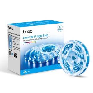 TP-LINK Tapo L900-5  -BANDE LED CONNECTÉE WI-FI MULTICOLORE (UNE COULEUR À LA FOIS) - 5 MÈTRES COMPATIBLE GOOGLE HOME / AMAZON ALEXA