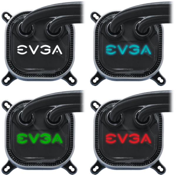 EVGA CLC All-In-One RGB LED 360mm Kit de watercooling pour processeur - RGB LED - 3 ventilateurs FX12 120mm – Image 2