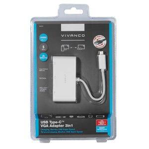 USB Type C™ – VGA Adapter 3in1