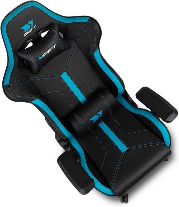 DRIFT GAMING Chair DR350 -DR350BL NOIR ET BLEU – Image 5