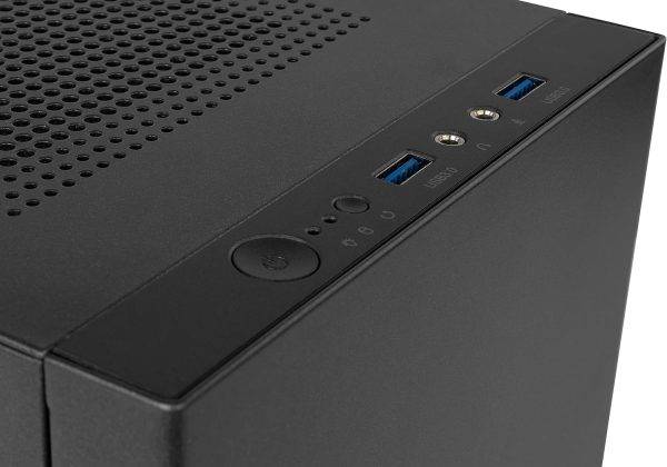 NOX XTREME PRODUCTS HUMMER VAULT- Micro tour ATX, capacité jusqu'à 7 ventilateurs, installation GPU, 2xUSB 3.0, filtre anti-poussière magnétique, couleur noire – Image 2