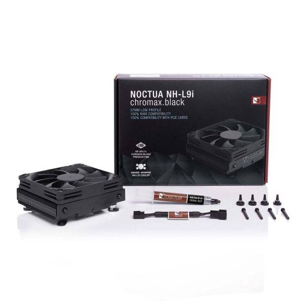 Noctua NH-L9i chromax.black Processeur Refroidisseur 9,2 cm Noir