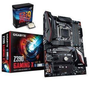 PACK -I9 9900KF +GIGABYTE  Z390  GAMING  X   Produit comme neuf