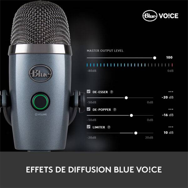 Blue Microphones Yeti Nano Gris 	État du Produit reconditionné