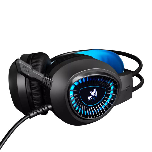 a black and red headphones with wires