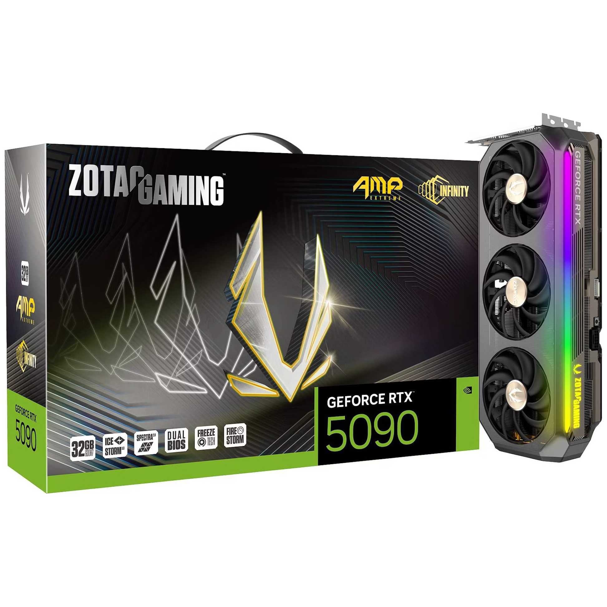 Zotac GeForce RTX 5090 AMP Extreme INFINITY 32GB GDDR7 PCI-Express Carte graphique 5 Zotac GeForce RTX 5090 AMP Extreme INFINITY 32GB GDDR7 PCI-Express Graphics Card