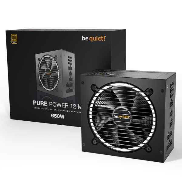 be quiet! Pure Power 12 M 650W 80PLUS Gold