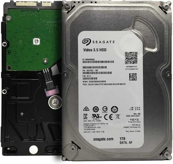 Seagate Video 3.5 HDD Internal Hard Drive Bare Drive - 2000GB (ST2000VM003)