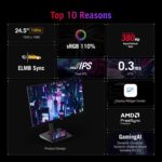 ASUS ROG Strix XG259QNS Esports Gaming Monitor – Image 3